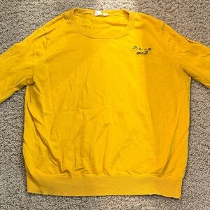 Gap Yellow Graphic Sweatshirt